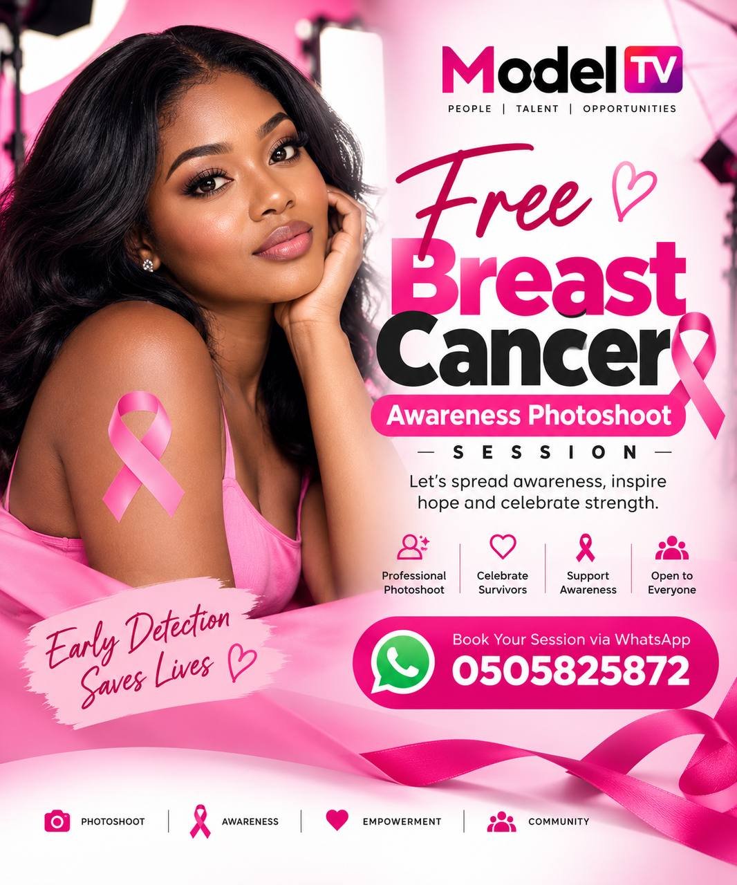 Flyer for PLUSSIZE MODELS